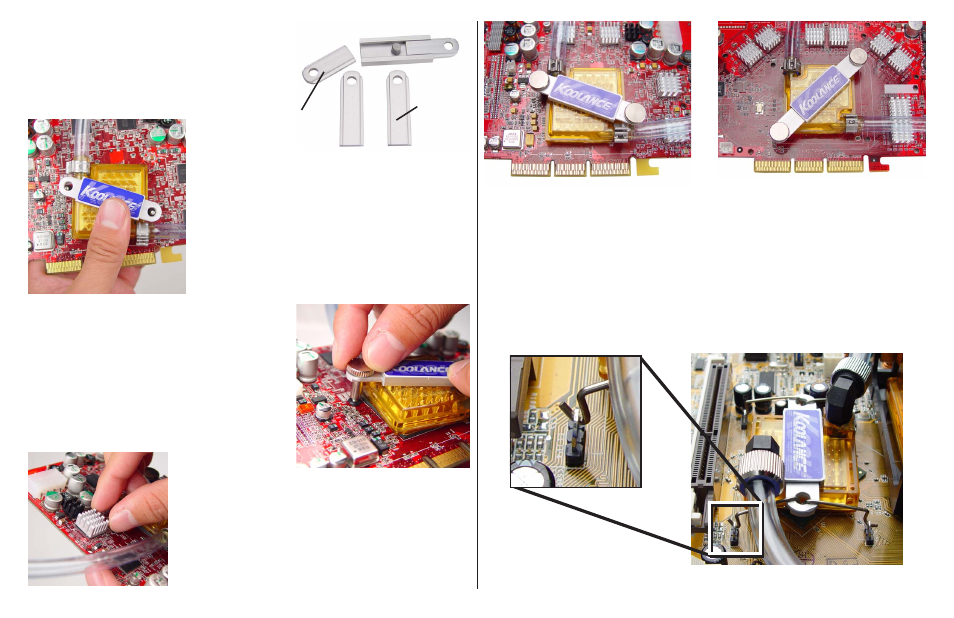 Mounting on a p-4 northbridge chipset | Koolance GPU-180-V06 User Manual | Page 2 / 2