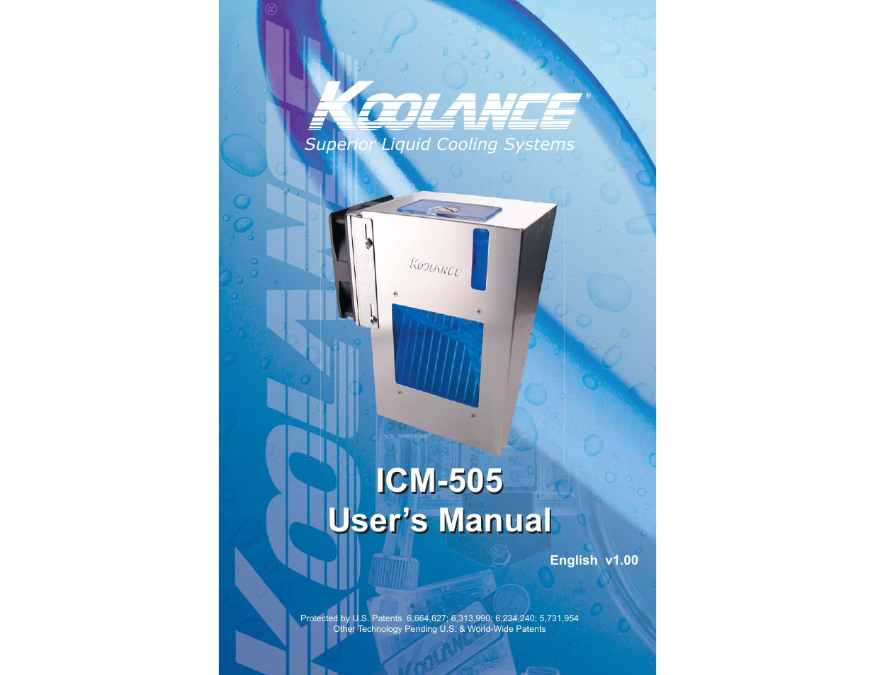 Koolance ICM-505 User Manual | 36 pages