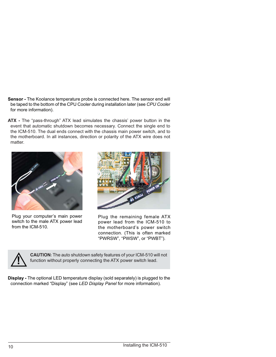 Koolance ICM-510 User Manual | Page 15 / 36