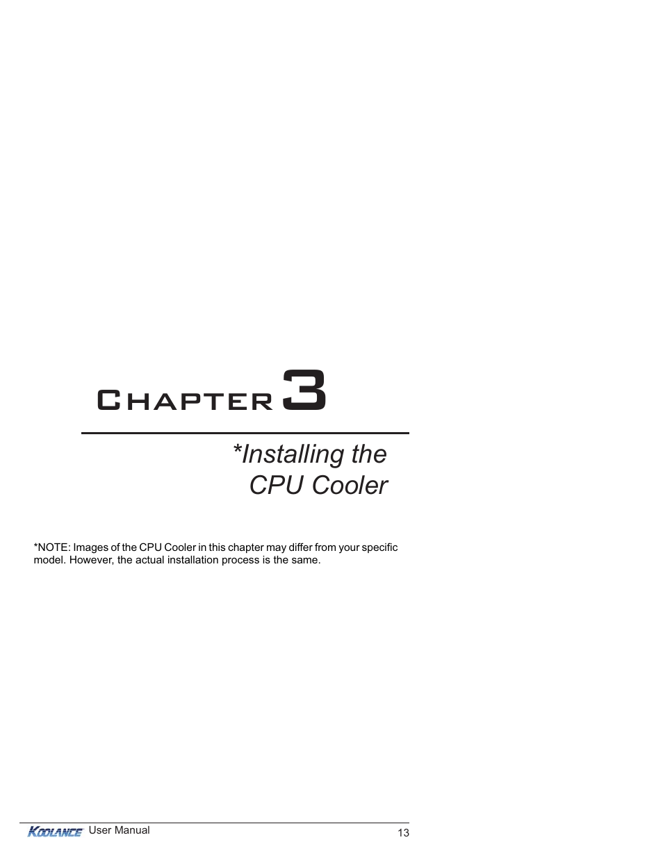 Chapter | Koolance ICM-510 User Manual | Page 18 / 36