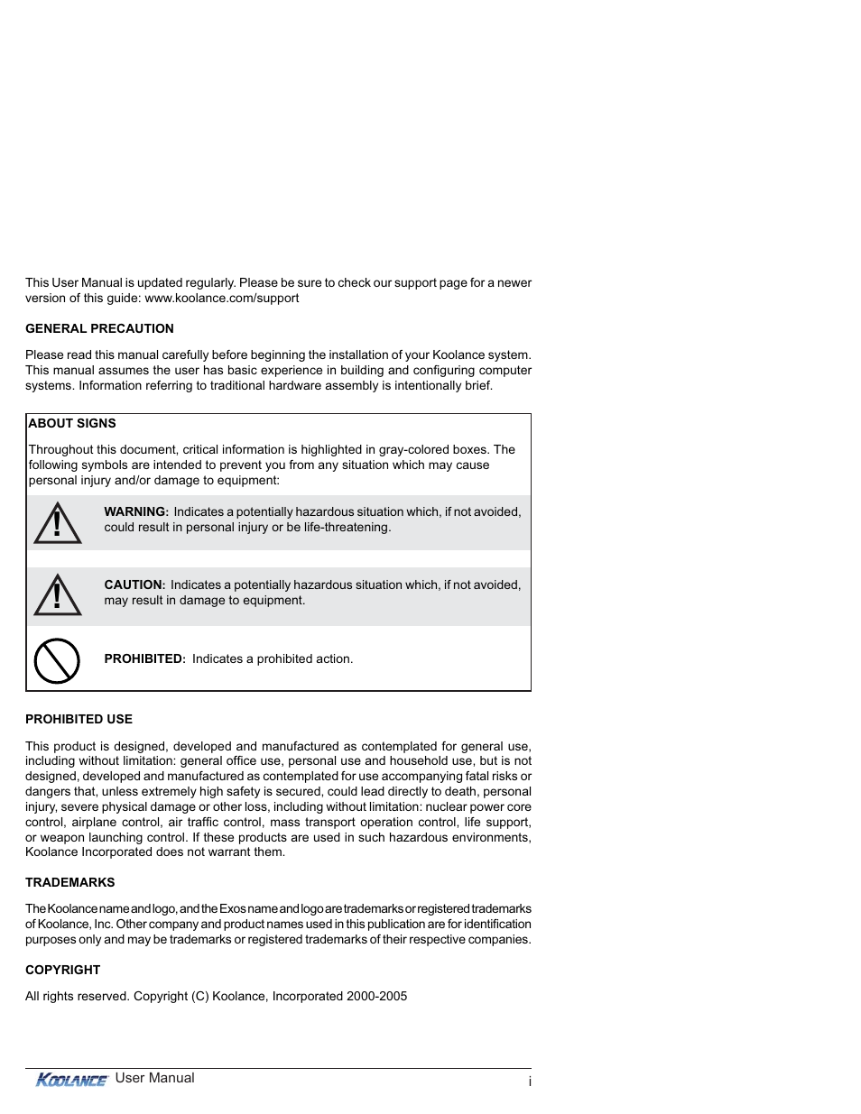 Koolance ICM-510 User Manual | Page 2 / 36