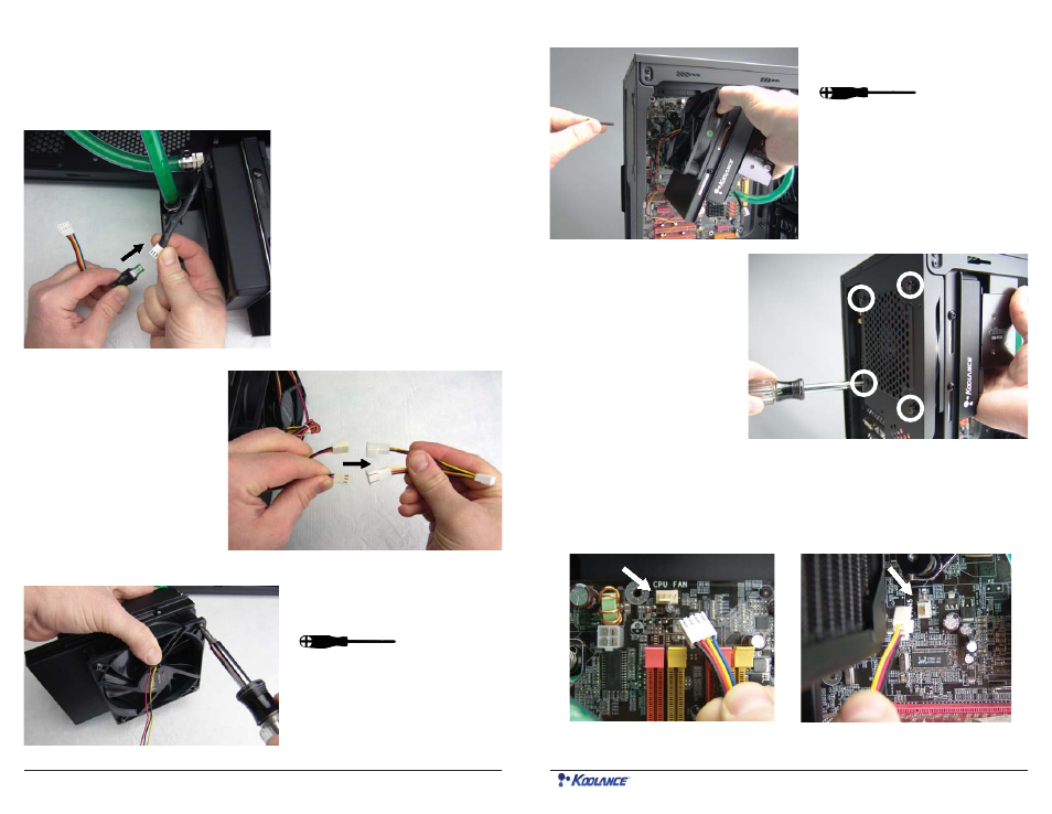 Mounting the cooling unit | Koolance ICM-PC54I User Manual | Page 10 / 11