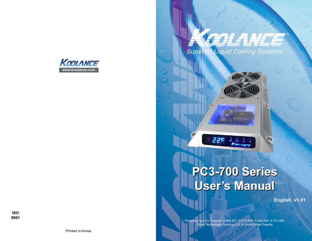 Koolance PC3-736SL User Manual | 29 pages