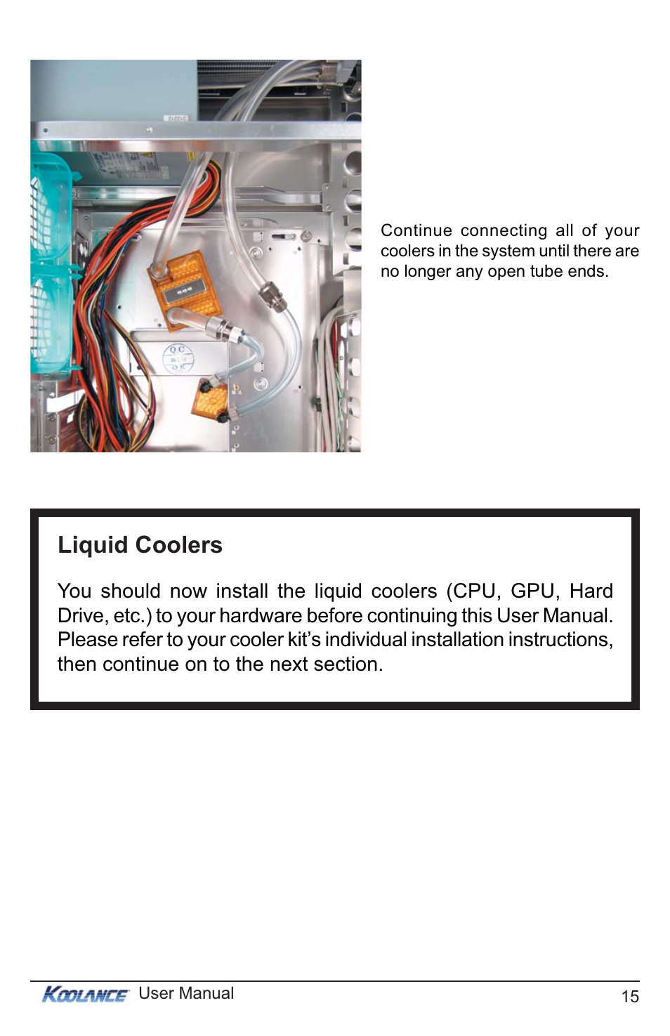 Liquid coolers | Koolance PC3-736SL User Manual | Page 20 / 29