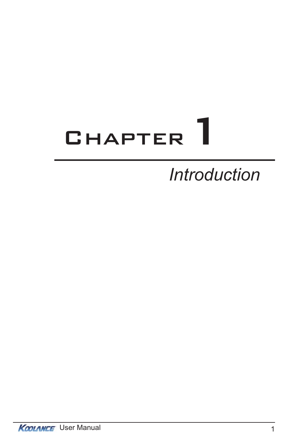 Chapter | Koolance PC3-736SL User Manual | Page 6 / 29