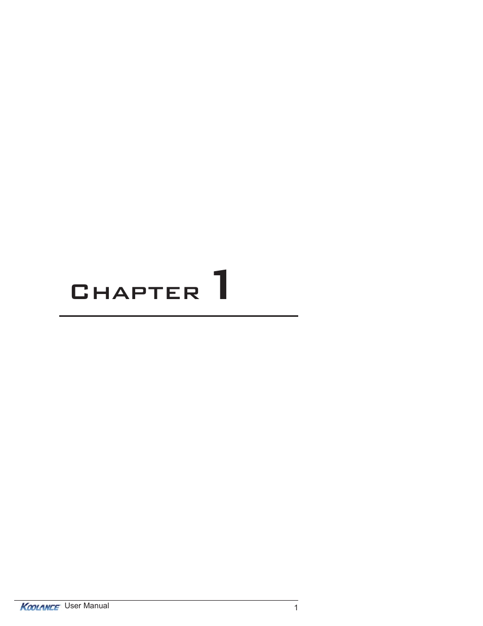 Chapter | Koolance RP-980SL User Manual | Page 6 / 30