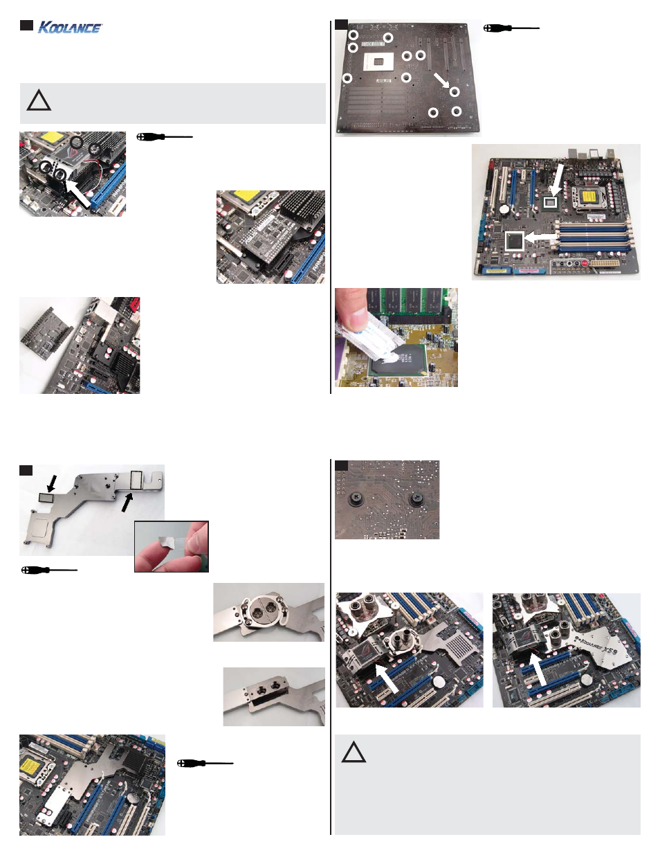 Koolance MB-PLTASR2E User Manual | 1 page