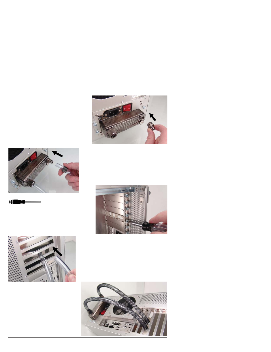 Tubing connection | Koolance PSU-1000ATX-12N-R User Manual | Page 10 / 13