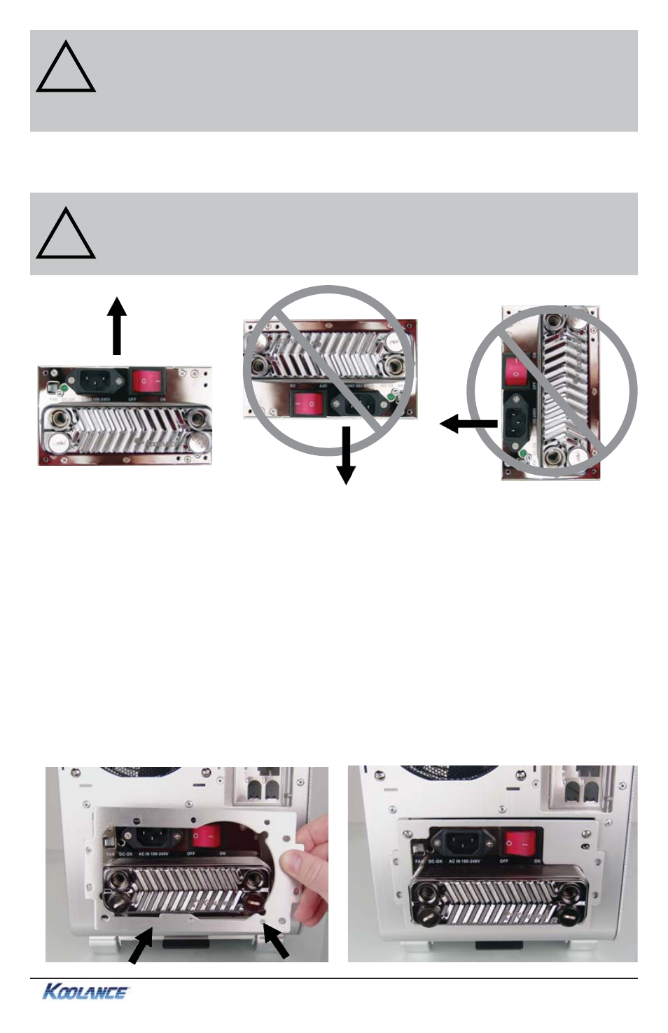 Preparation for installation | Koolance PSU-1300ATX-12N User Manual | Page 7 / 13