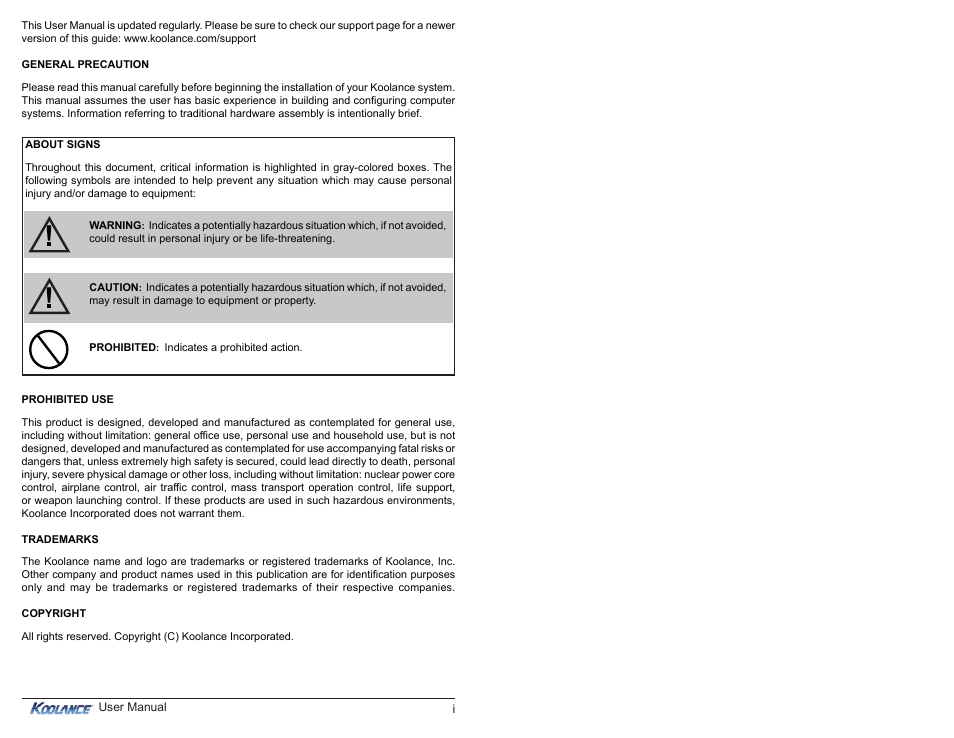 Koolance RP-985 User Manual | Page 2 / 15