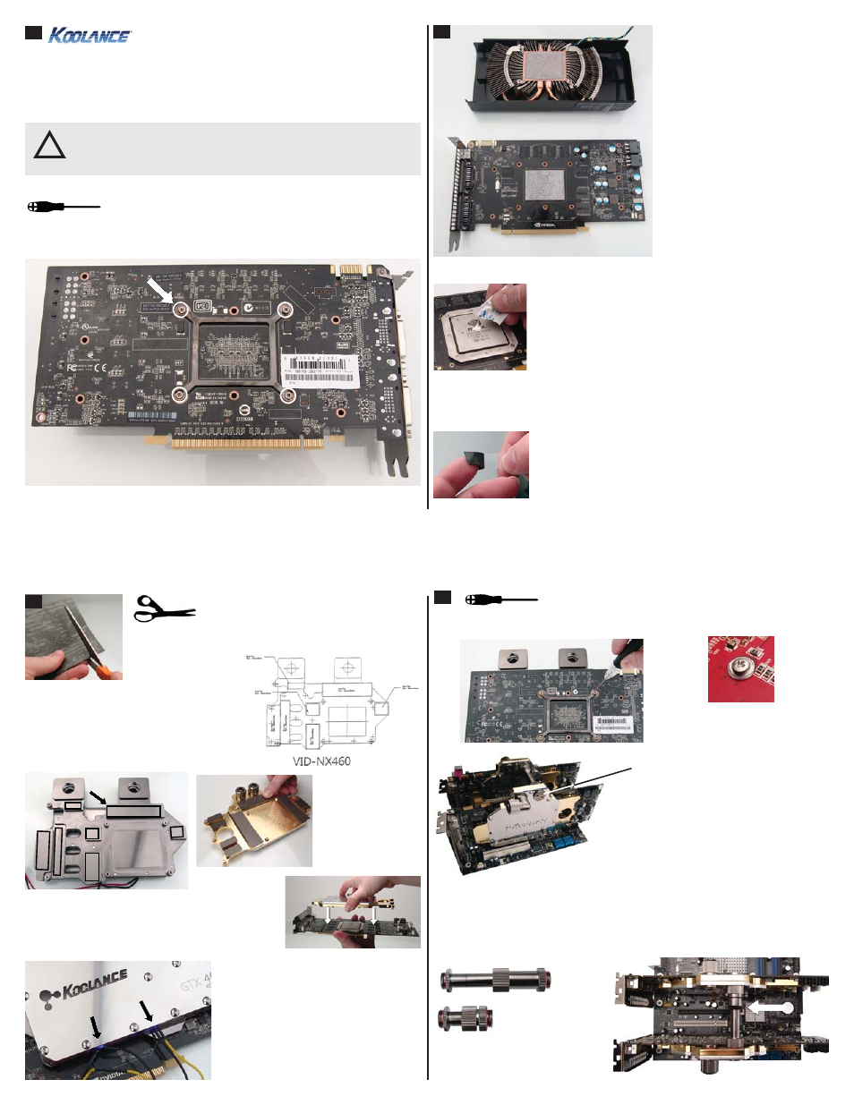 Koolance VID-NX460 User Manual | 1 page