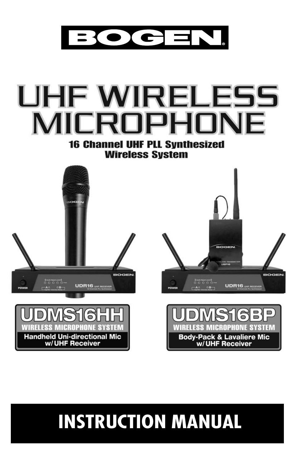 Bogen UDMS16BP User Manual | 12 pages