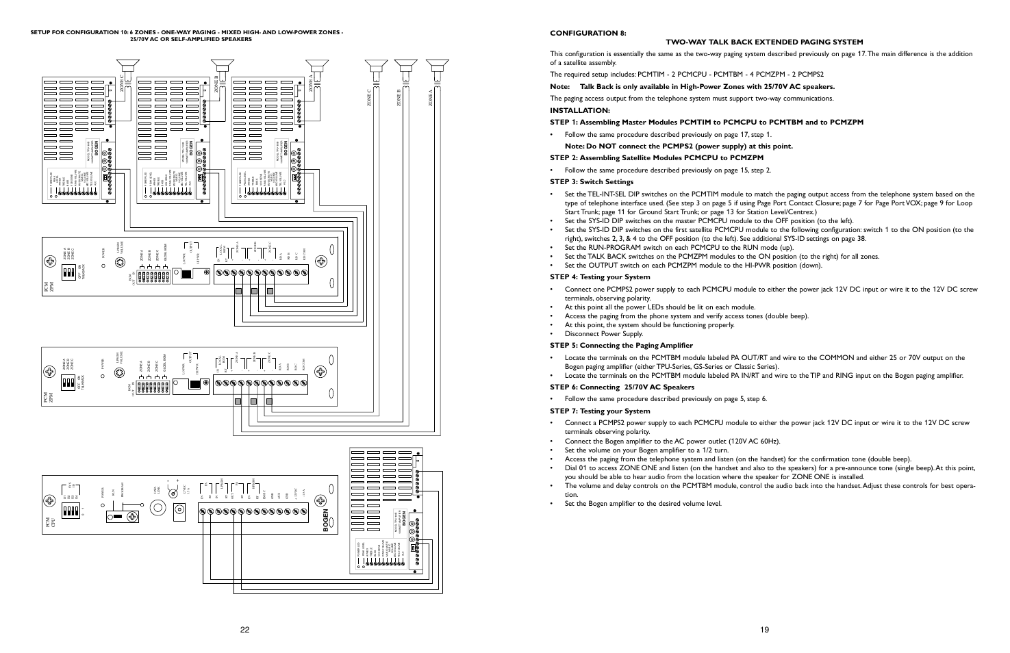Bogen | Bogen PCM2000 User Manual | Page 18 / 38