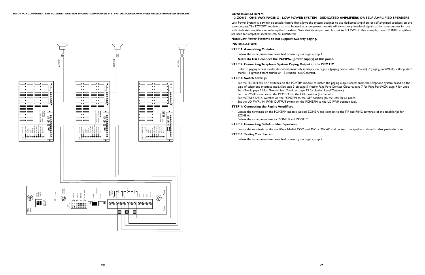 Bogen PCM2000 User Manual | Page 20 / 38