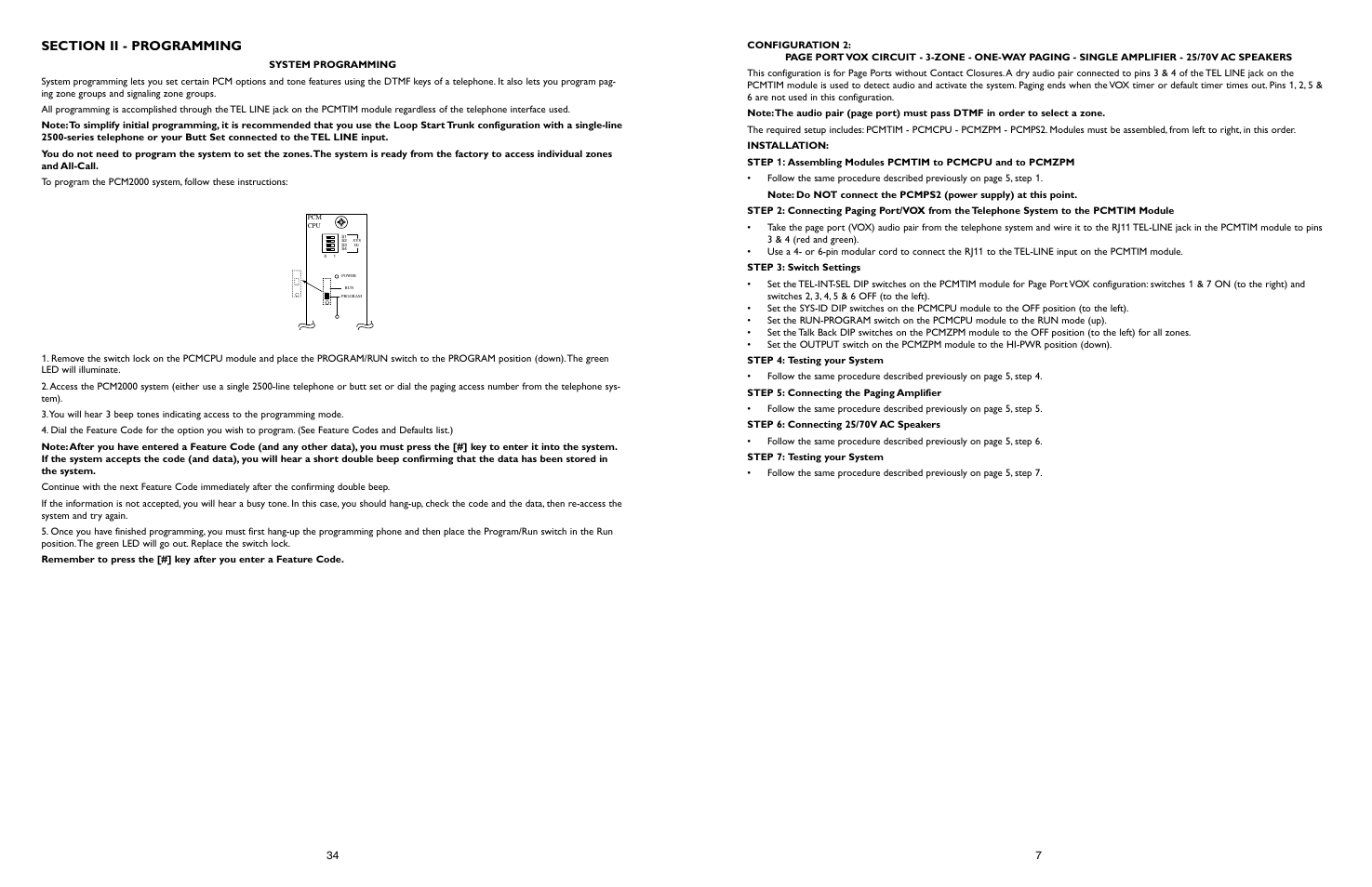 Bogen PCM2000 User Manual | Page 6 / 38