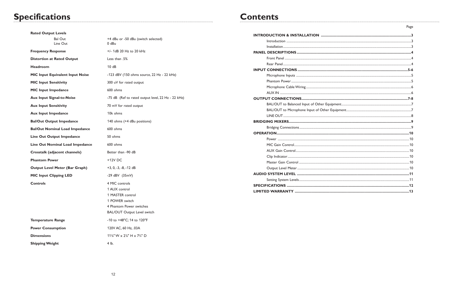 Bogen CAM2 User Manual | Page 14 / 16