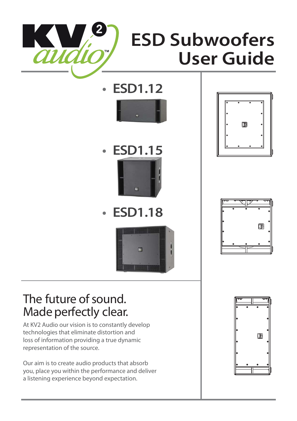 KV2 Audio ESD1.18 User Manual | 16 pages