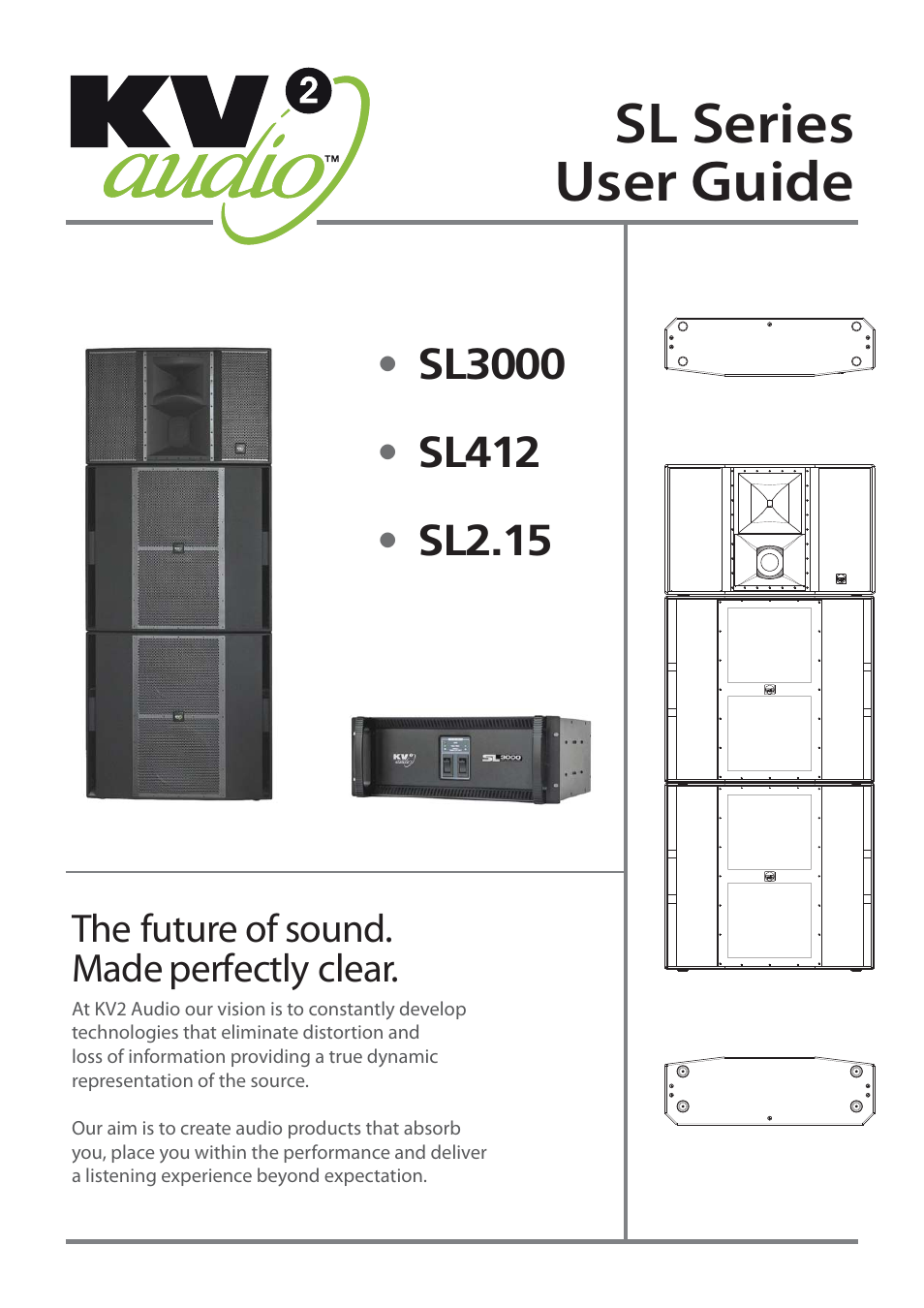 KV2 Audio SL2.15 User Manual | 28 pages