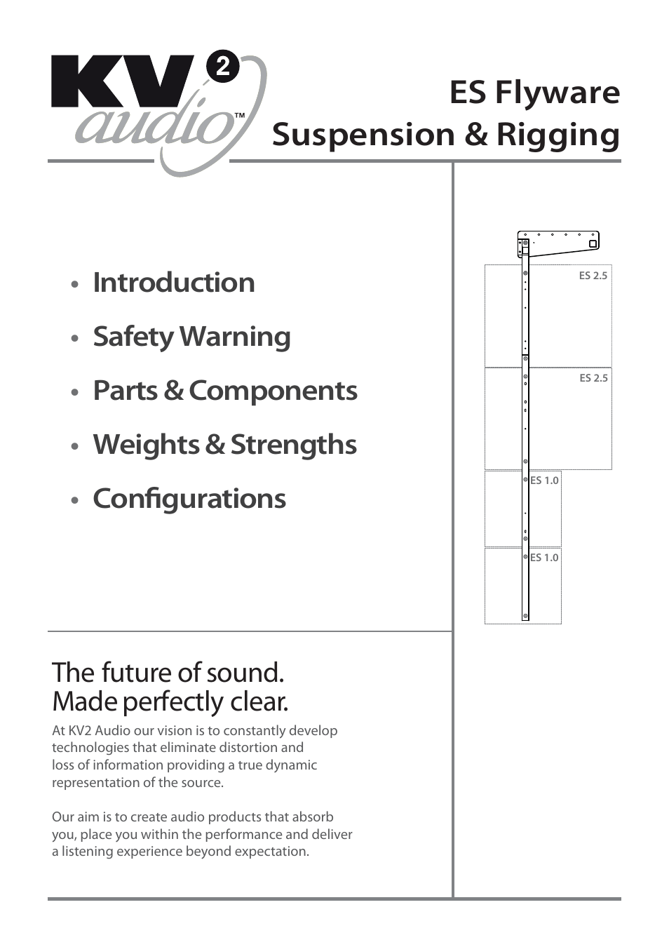 KV2 Audio FB-0002 Rigging User Manual | 12 pages