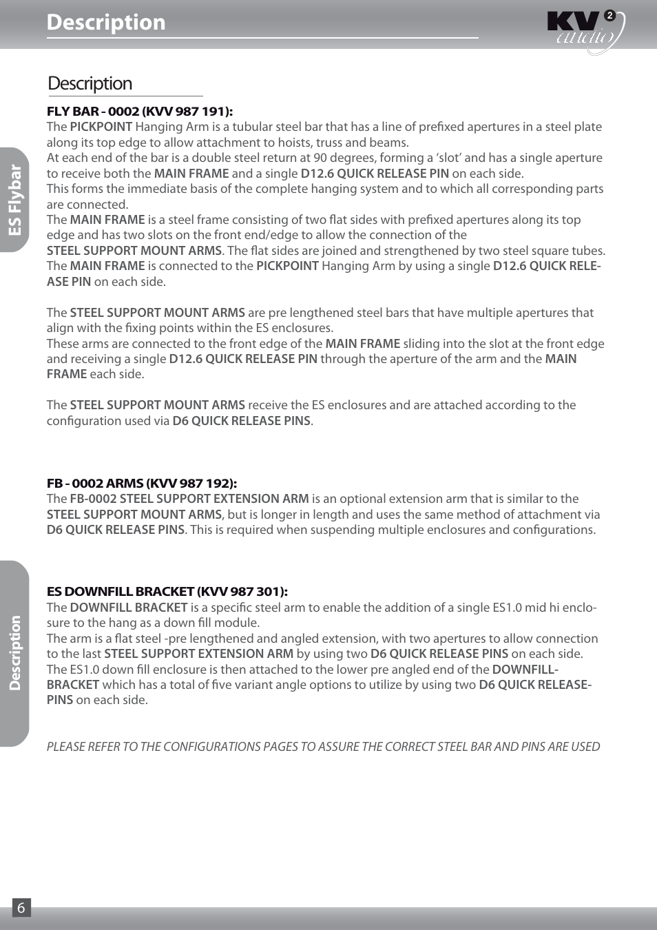 Description | KV2 Audio FB-0002 Rigging User Manual | Page 6 / 12