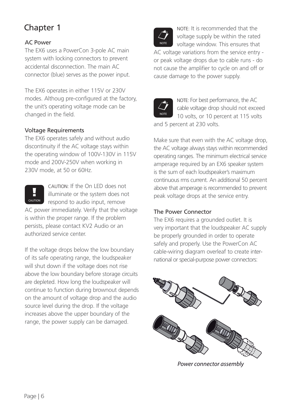 Chapter 1 | KV2 Audio EX6 User Manual | Page 6 / 12