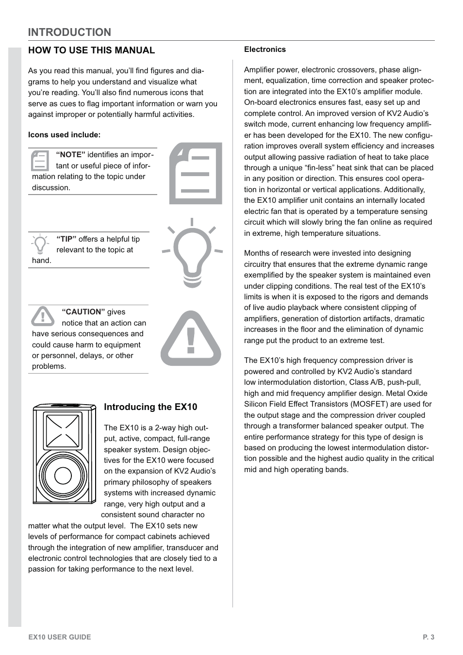 Introduction | KV2 Audio EX10 User Manual | Page 3 / 12