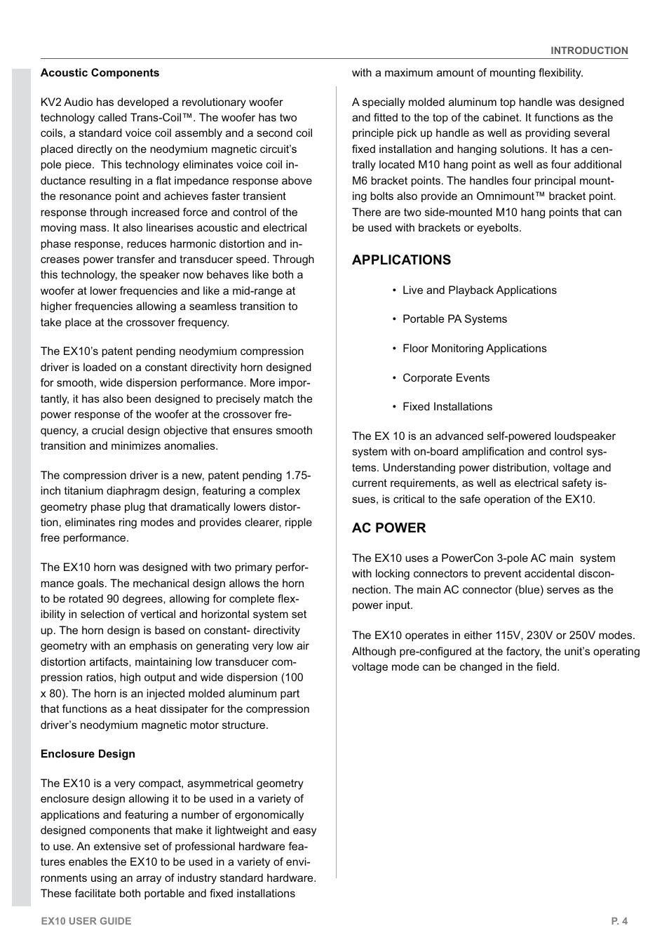 KV2 Audio EX10 User Manual | Page 4 / 12