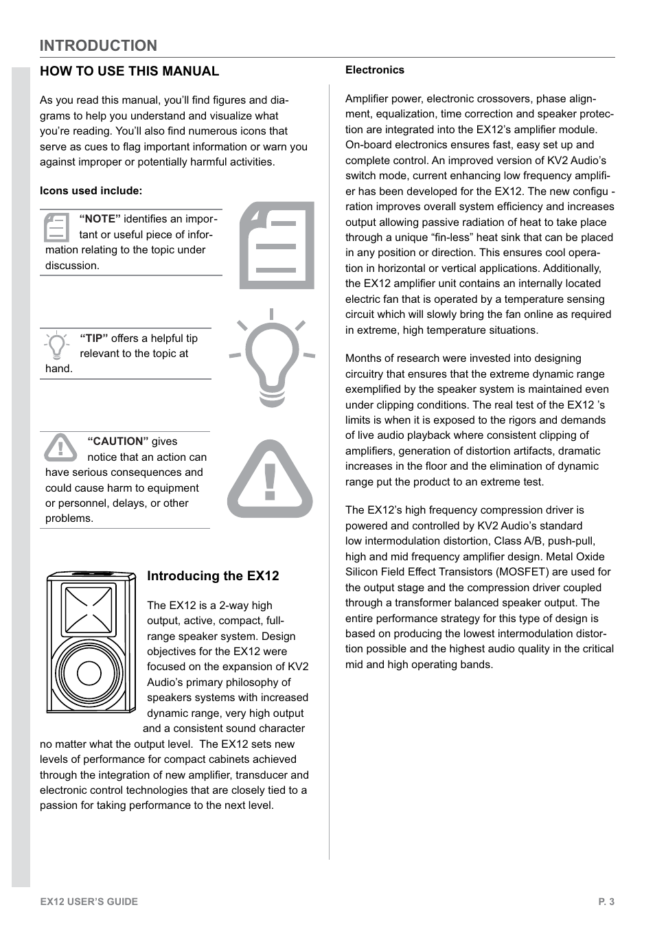 Introduction | KV2 Audio EX12 User Manual | Page 3 / 12