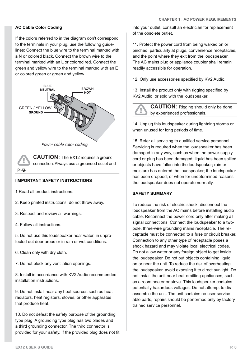 KV2 Audio EX12 User Manual | Page 6 / 12