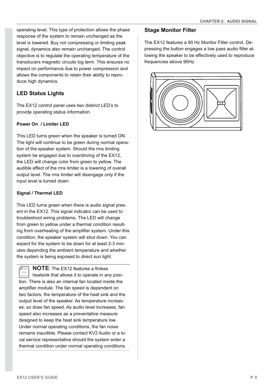 KV2 Audio EX12 User Manual | Page 8 / 12