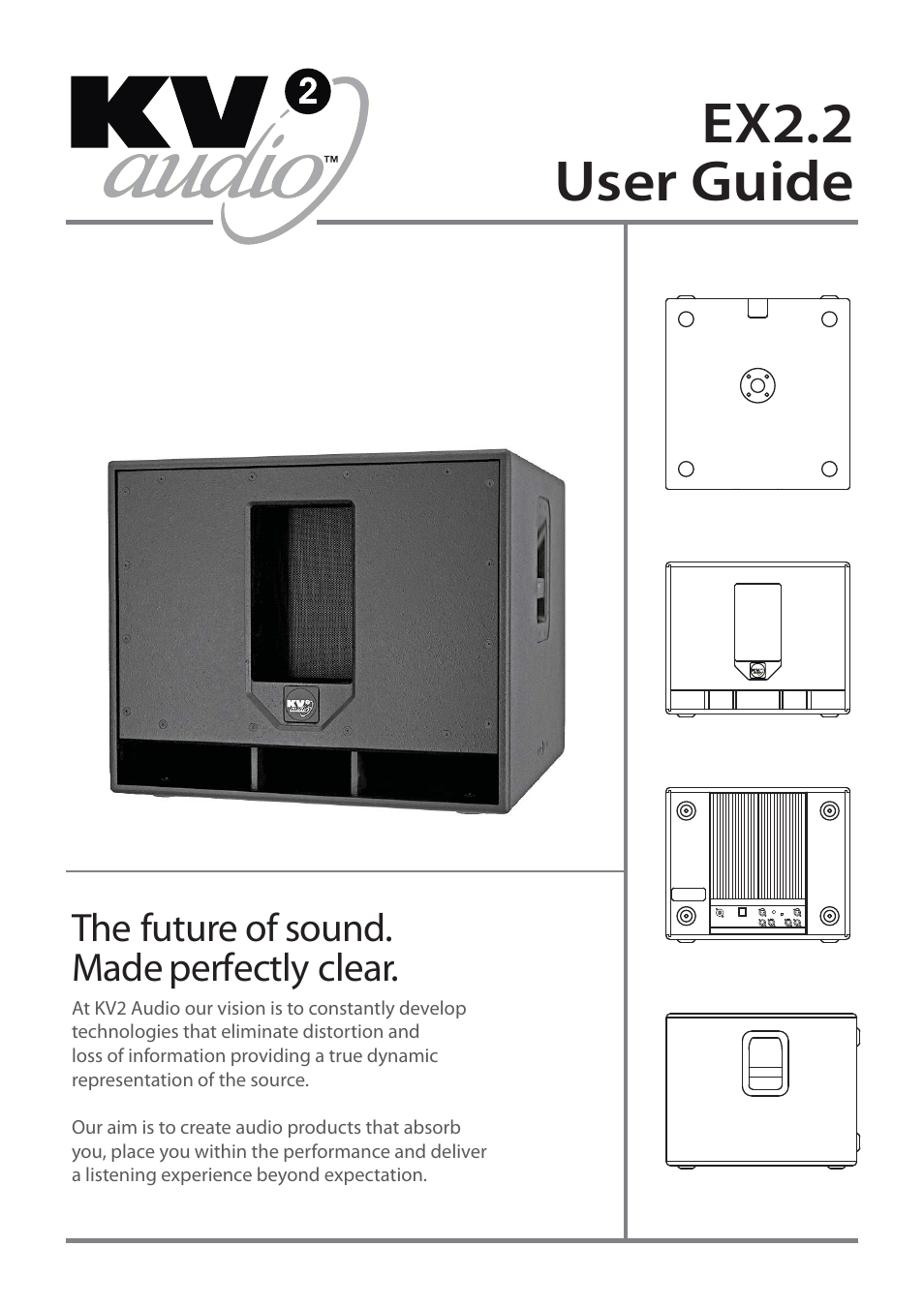 KV2 Audio EX2.2 User Manual | 12 pages