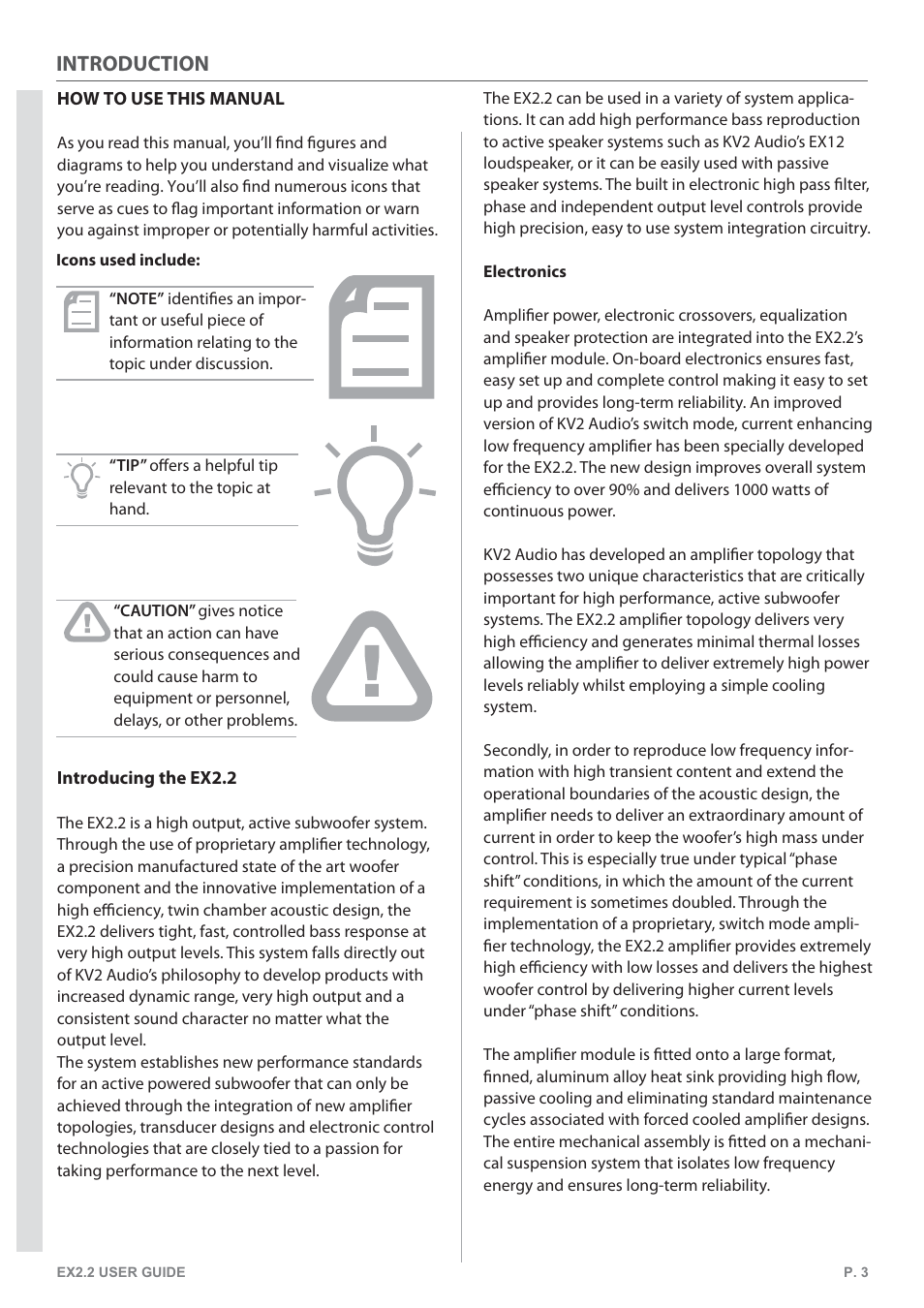 Introduction | KV2 Audio EX2.2 User Manual | Page 3 / 12