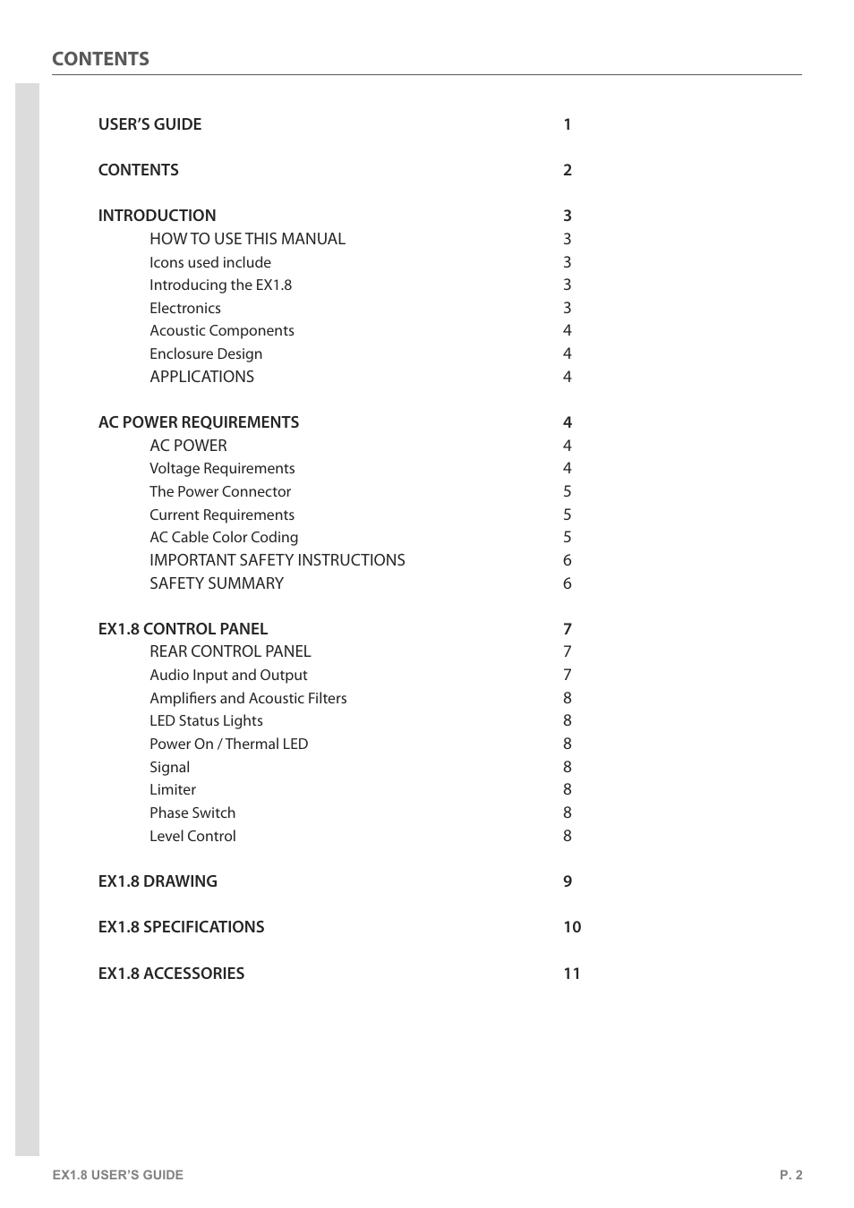 KV2 Audio EX1.8 User Manual | Page 2 / 12