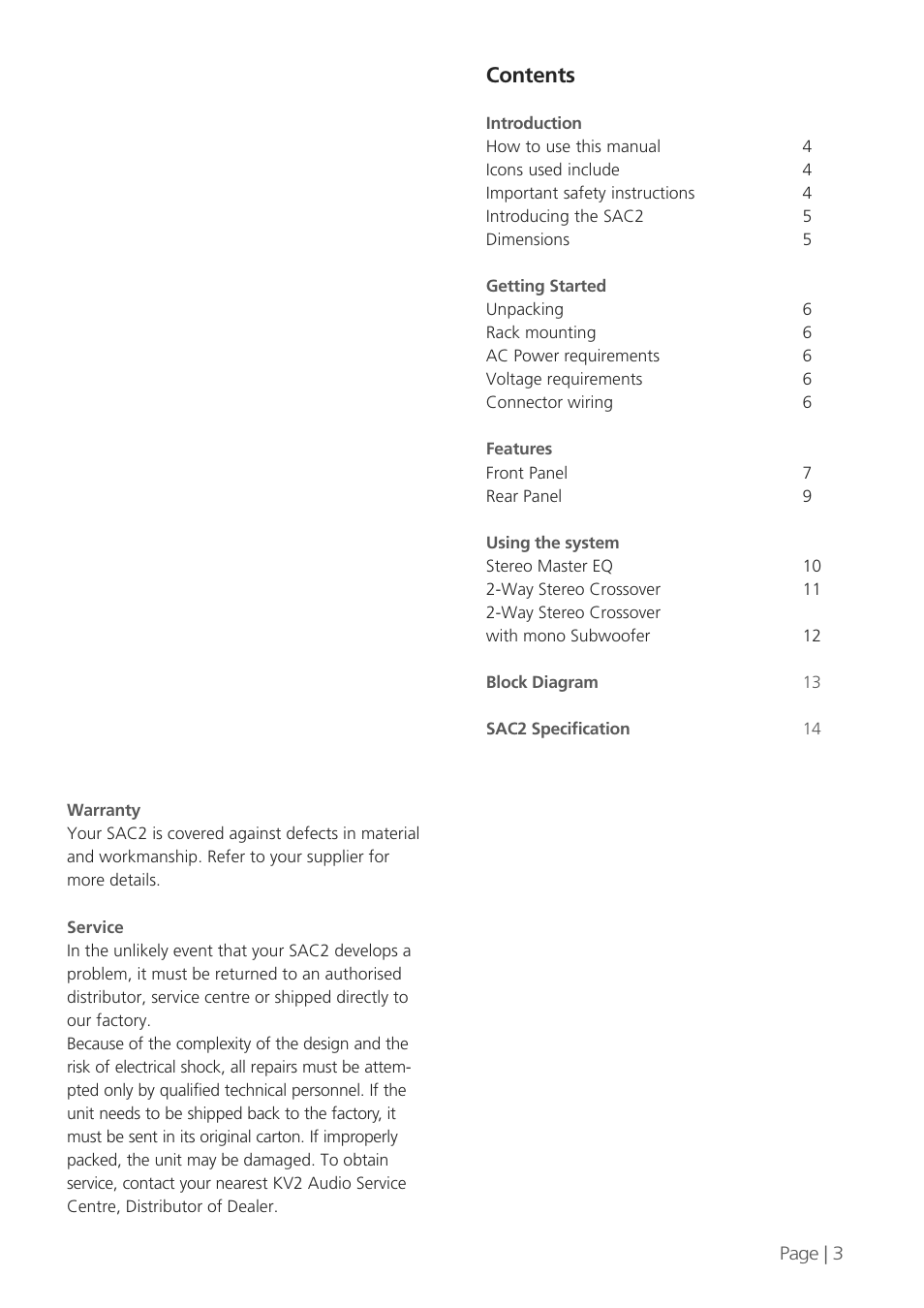 KV2 Audio SAC2 User Manual | Page 3 / 16