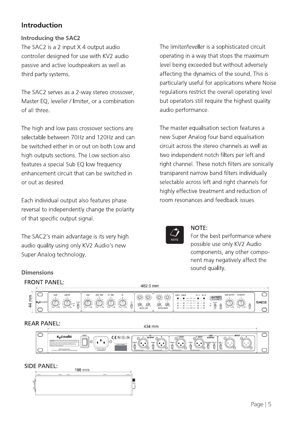 KV2 Audio SAC2 User Manual | Page 5 / 16