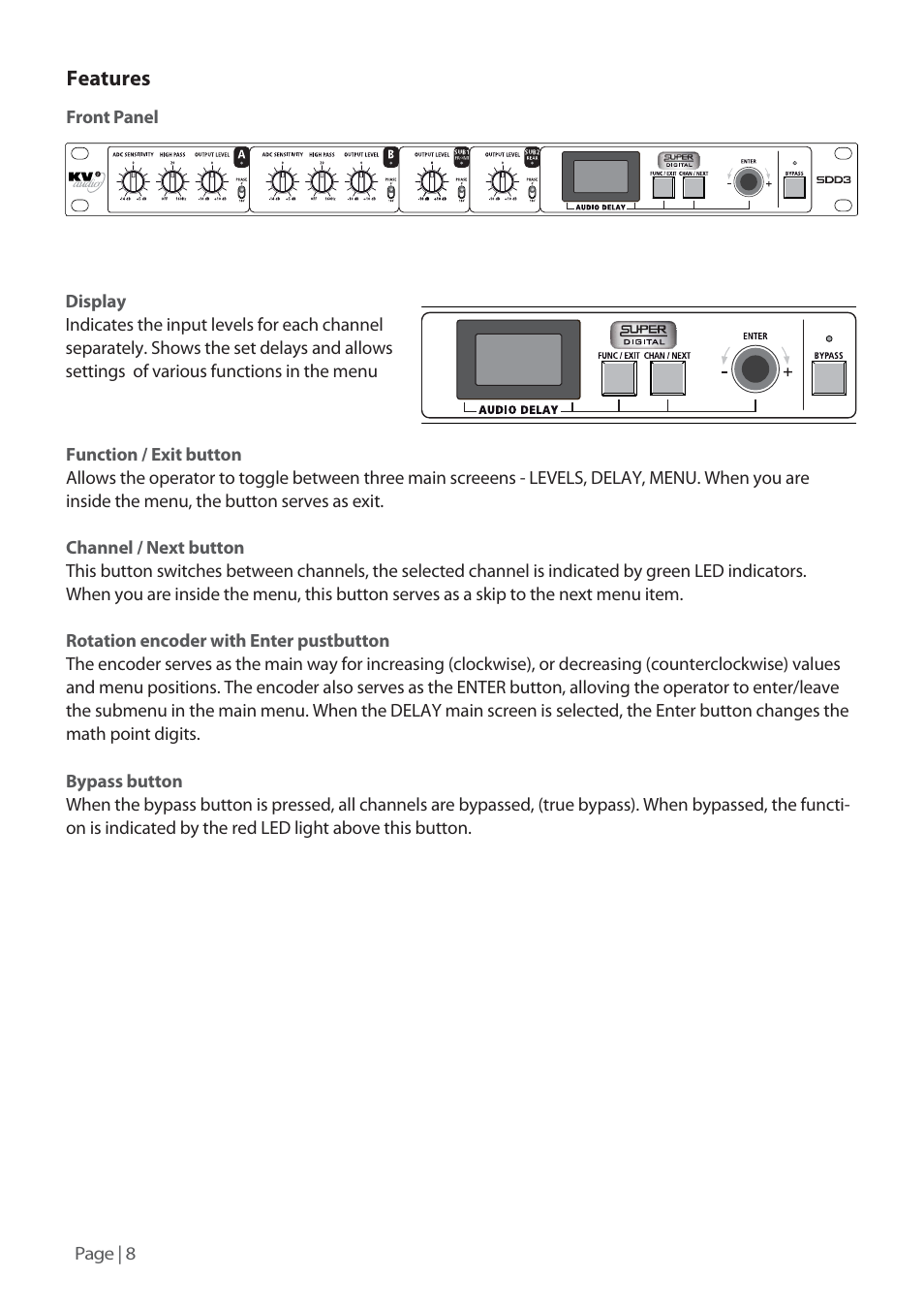 KV2 Audio SDD3 User Manual | Page 8 / 24