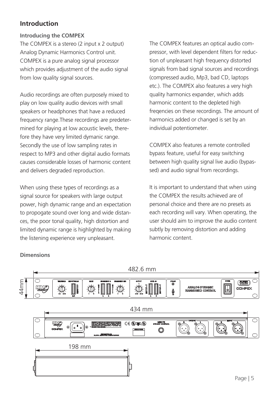 KV2 Audio COMPEX User Manual | Page 5 / 12