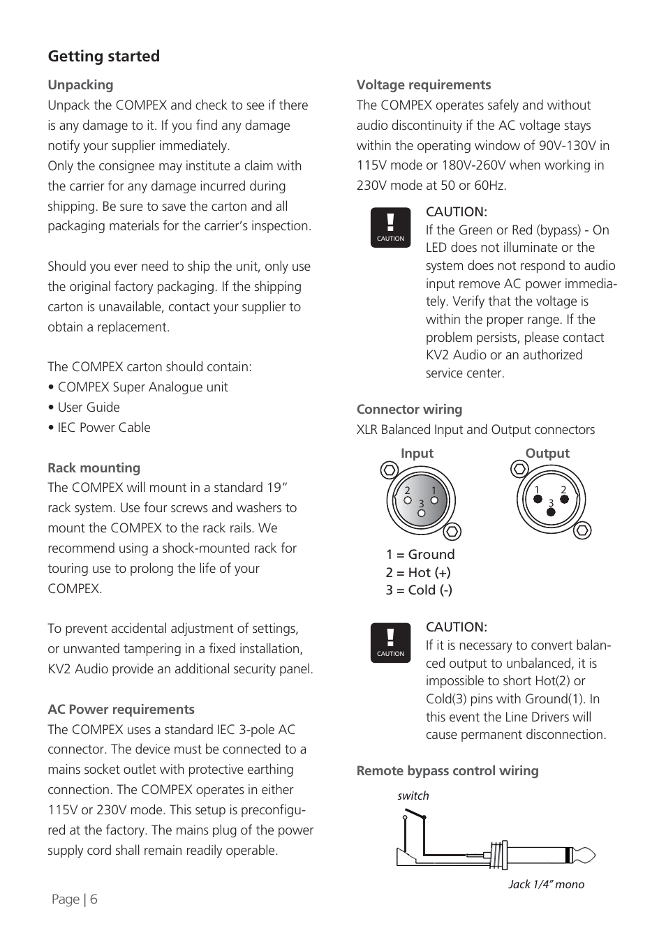 KV2 Audio COMPEX User Manual | Page 6 / 12