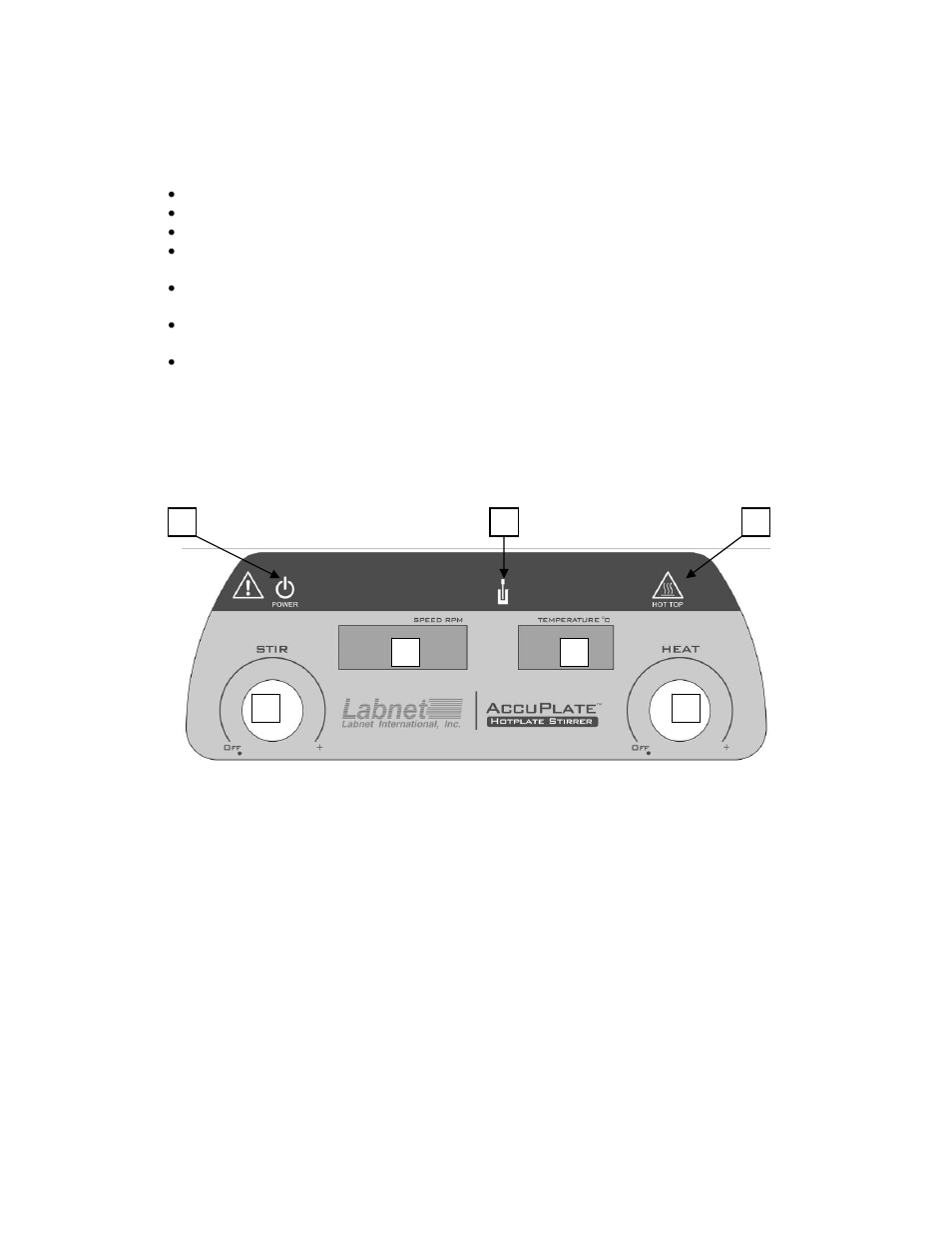 Labnet AccuPlate Hotplates, Stirrers and Hotplate Stirrers User Manual | Page 4 / 12