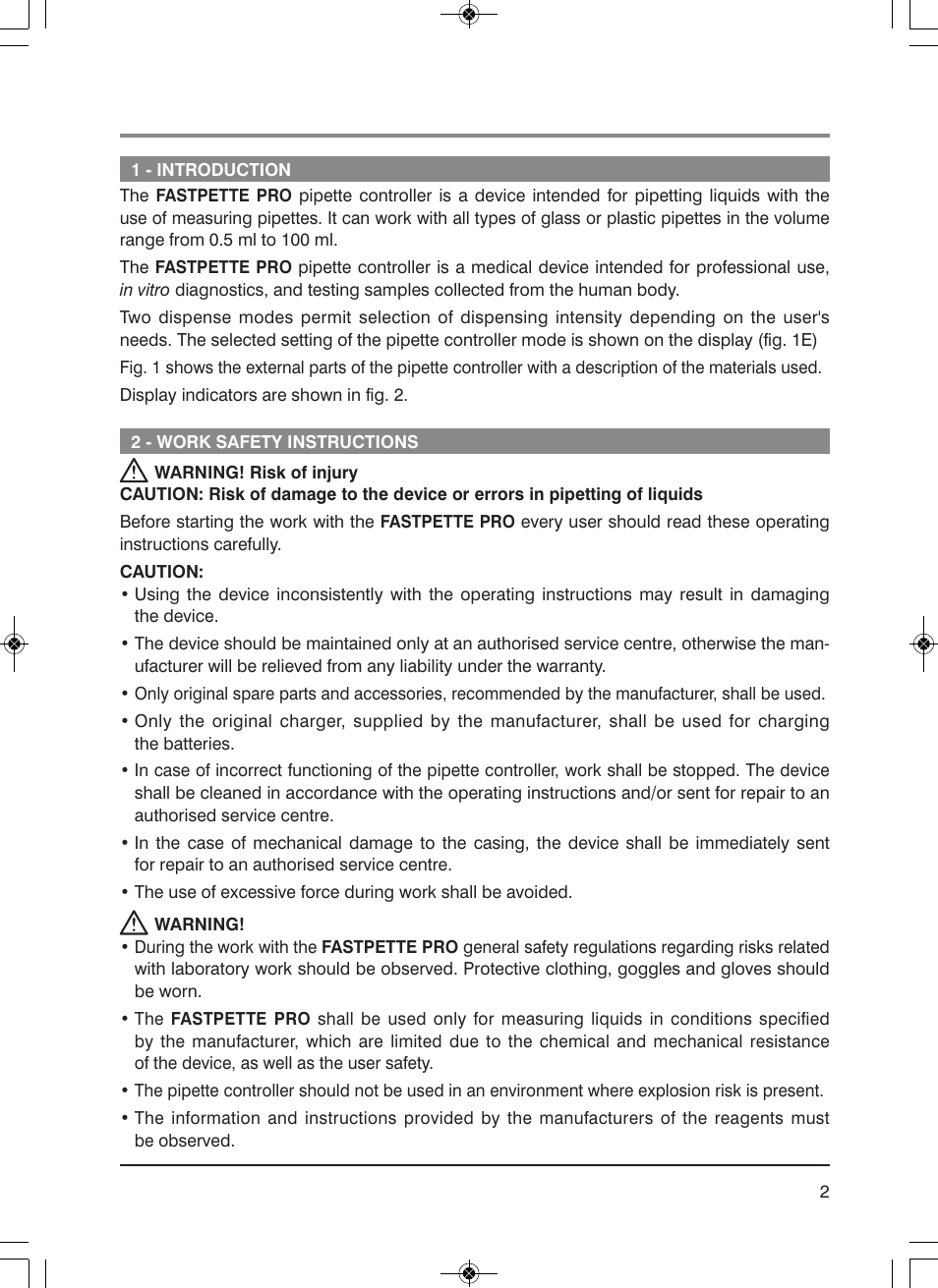 Labnet FastPette Pro - Ultimate Pipette Controller User Manual | Page 5 / 12