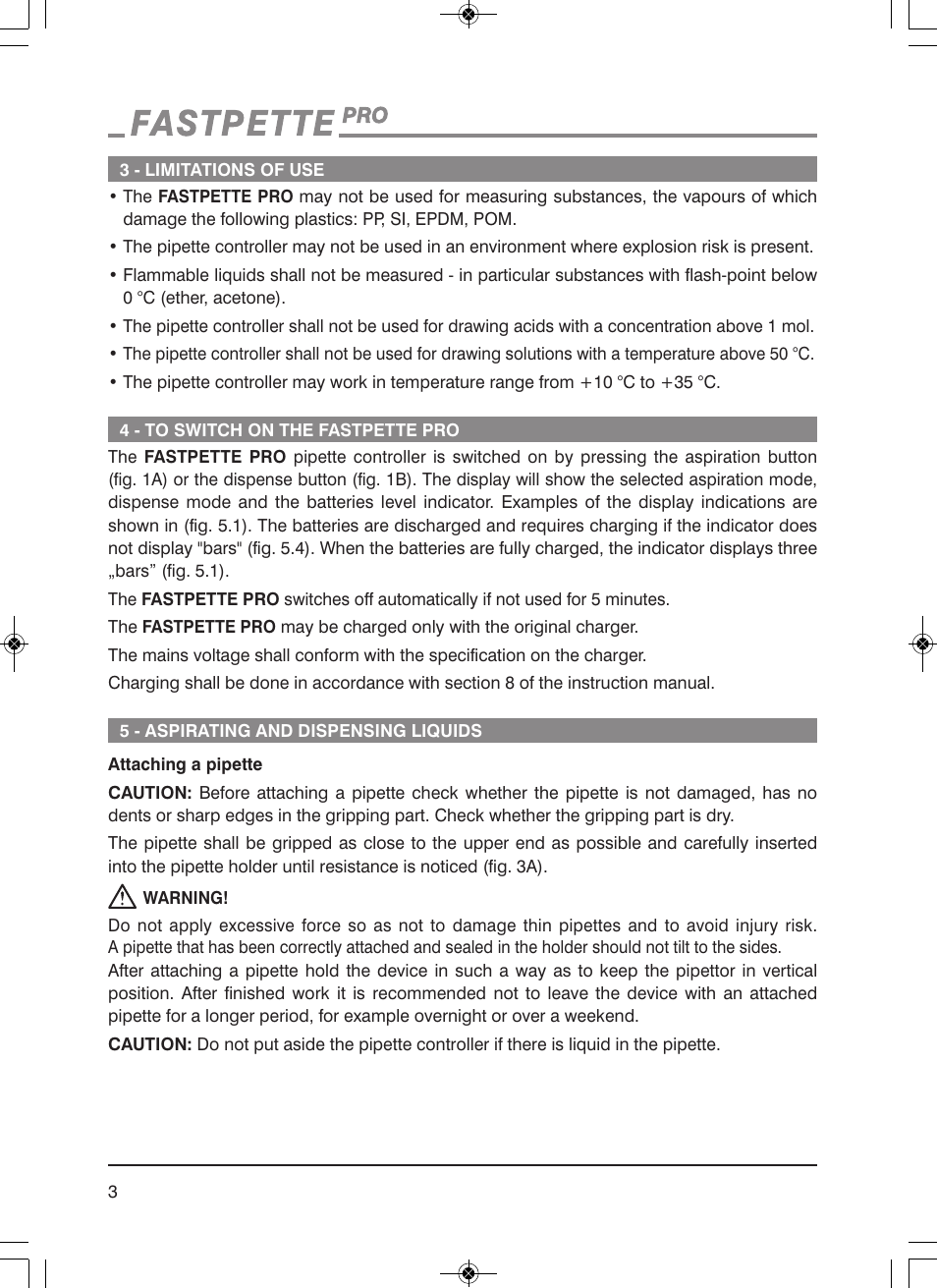 Labnet FastPette Pro - Ultimate Pipette Controller User Manual | Page 6 / 12