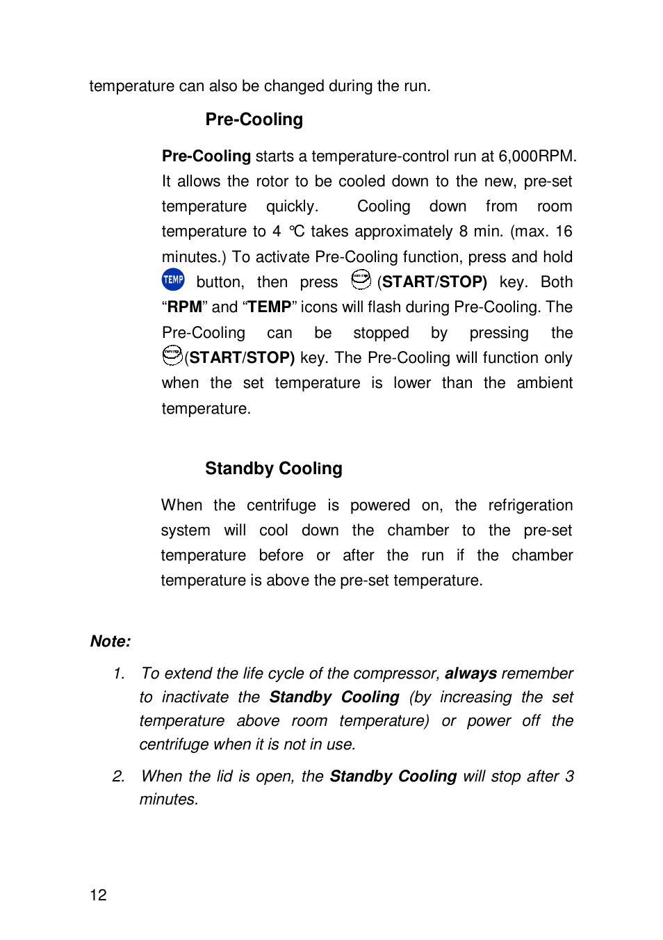 Labnet Prism R Refrigerated Microcentrifuge User Manual | Page 15 / 24