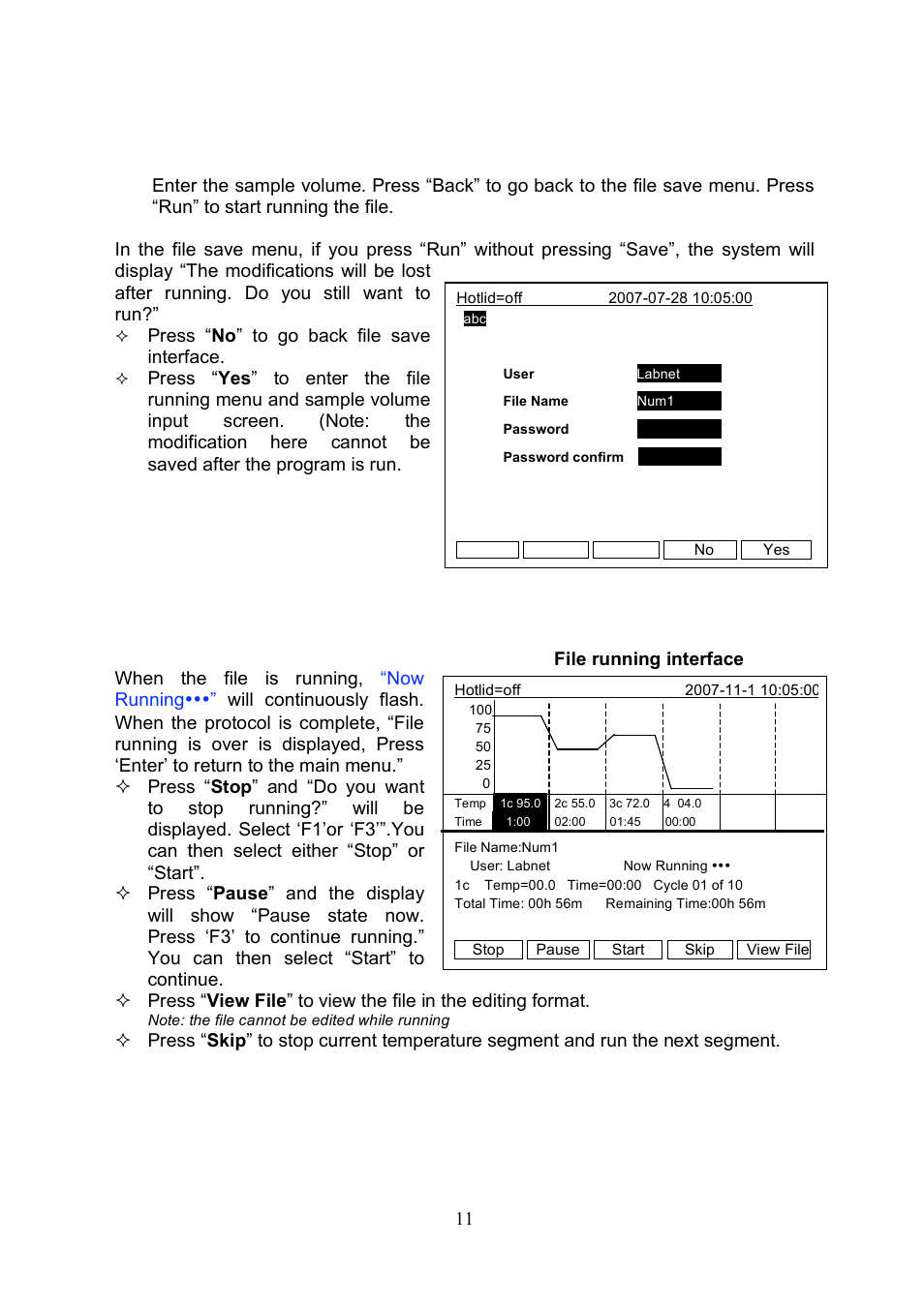 Labnet MultiGene Mini Personal Thermal Cycler User Manual | Page 13 / 22