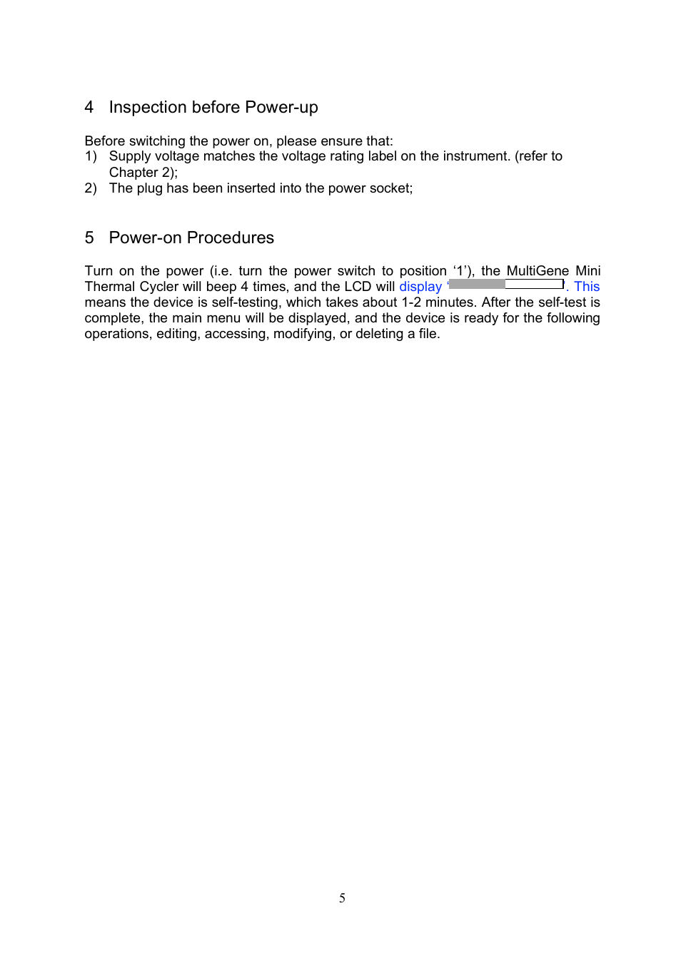 Labnet MultiGene Mini Personal Thermal Cycler User Manual | Page 7 / 22