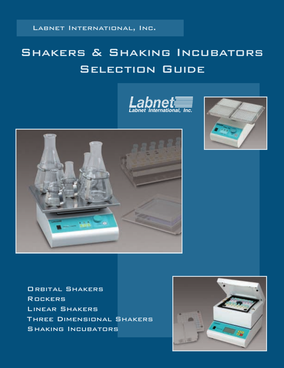 Labnet Shakers and Shaking Incubators Selection Guide User Manual | 6 pages