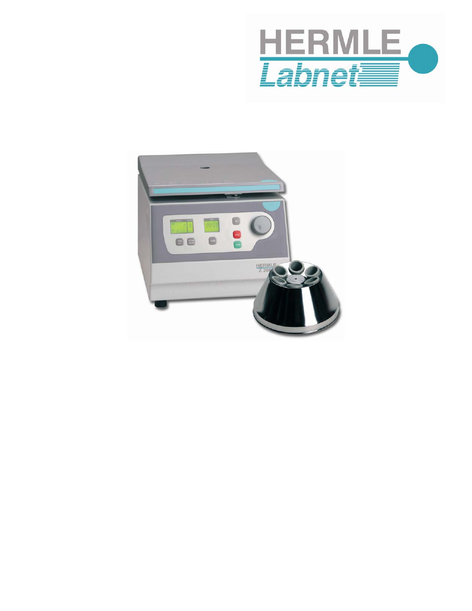 Labnet Z206A High Capacity, Compact Research Centrifuge User Manual | 24 pages