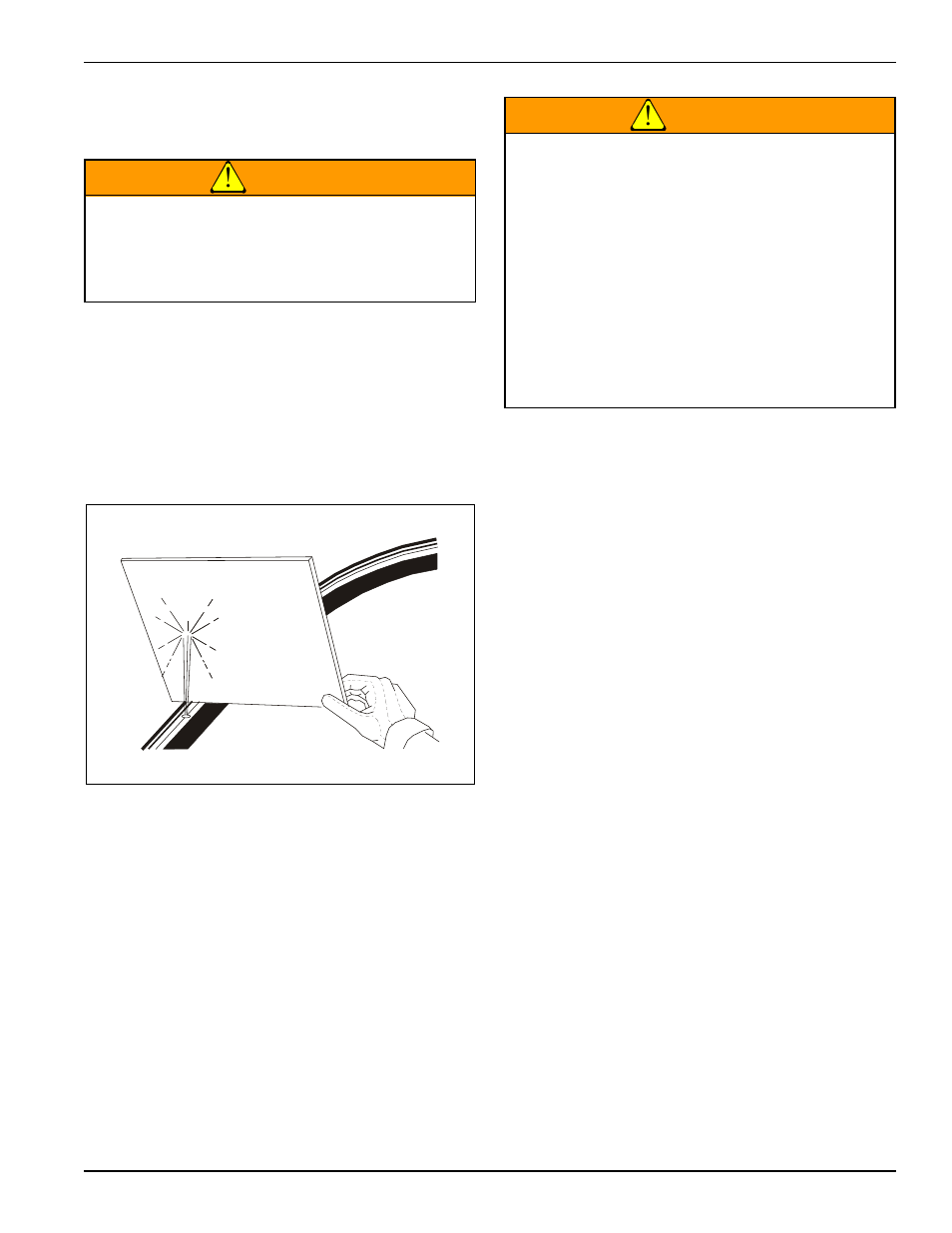 Attaching seeder hitch to the tractor, Figure 4-1: hydraulic leak detection, Warning | Landoll 4630-36 Folding Seeder Operators Manual v.F-640-0313 03/2013 User Manual | Page 21 / 40