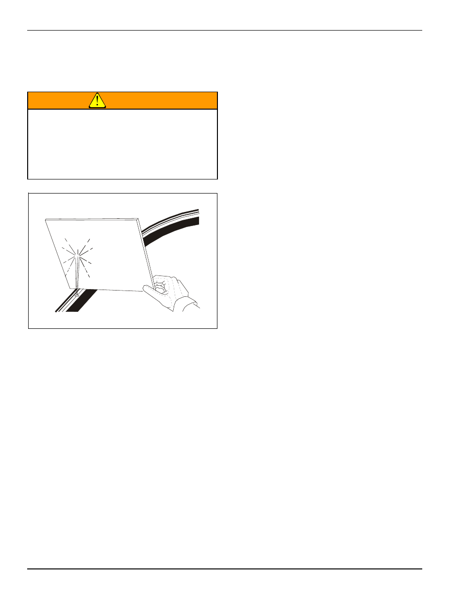 Hydraulic lift system, Figure 4-8: hydraulic leak detection, Warning | Landoll 4630-36 Folding Seeder Operators Manual v.F-640-0313 03/2013 User Manual | Page 28 / 40