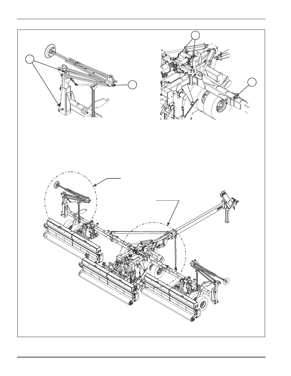 Figure 4-12: lubrication points | Landoll 4630-36 Folding Seeder Operators Manual v.F-640-0313 03/2013 User Manual | Page 34 / 40