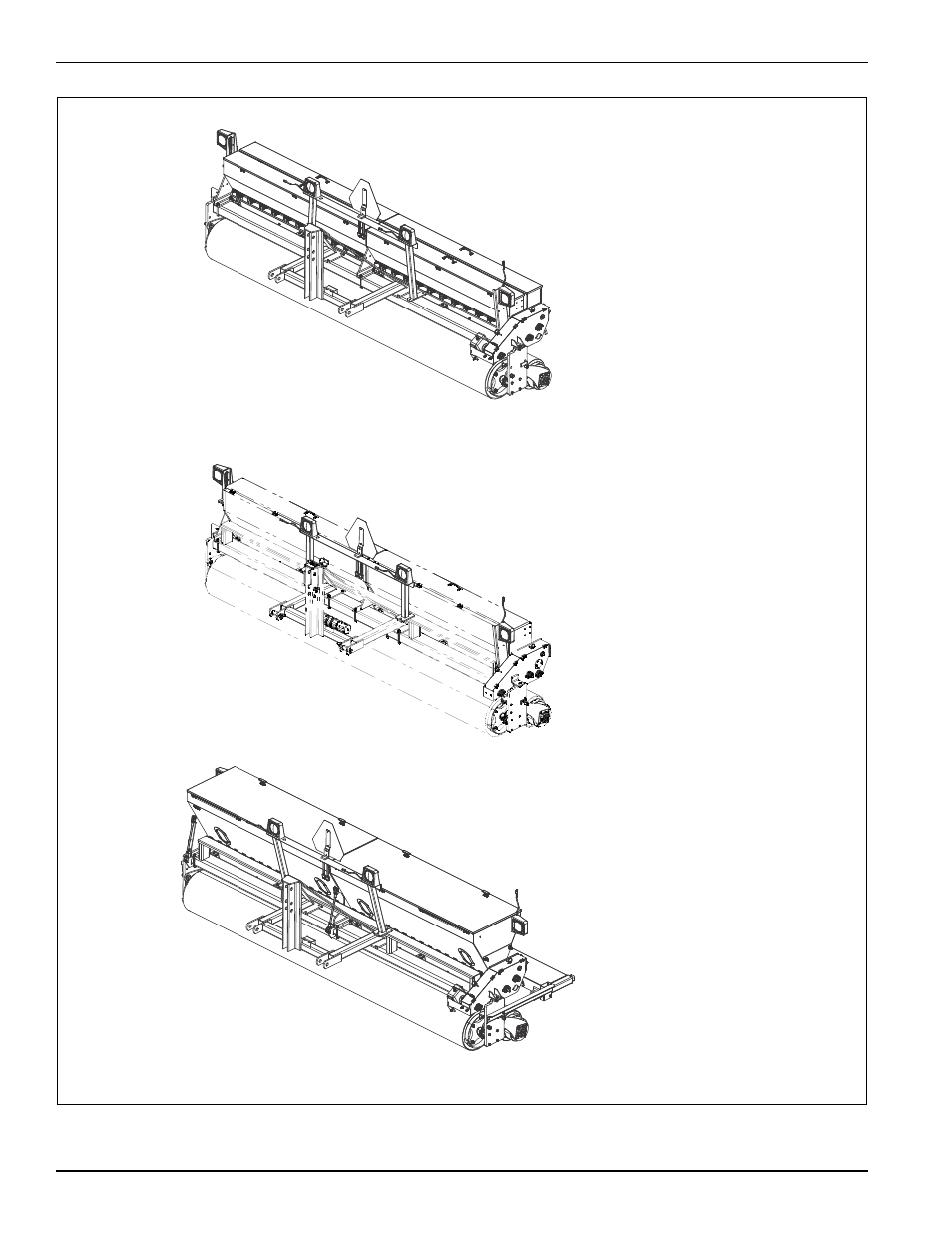 Figure 2-17: seeder assembly options | Landoll 4630-36 Folding Seeder Parts Manual v.F-641-0313 03/2013 User Manual | Page 32 / 70